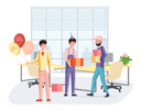 پیش‌نمایش فایل birthday-fun-entertainment-in-office-5670623 از پک پارتی همکاران