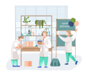 پیش‌نمایش فایل doctors-organize-birthday-party-5670624 از پک پارتی همکاران