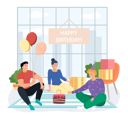 پیش‌نمایش فایل happy-birthday-party-at-home-with-friends-5670647 از پک پارتی همکاران
