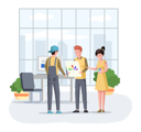 پیش‌نمایش فایل man-getting-promoted-at-office-5670638 از پک پارتی همکاران