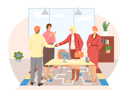 پیش‌نمایش فایل woman-getting-promoted-at-work-5670630 از پک پارتی همکاران