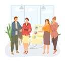 پیش‌نمایش فایل woman-got-appraisal-at-office-5670640 از پک پارتی همکاران