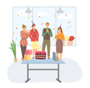 پیش‌نمایش فایل workers-organize-party-to-congratulate-colleague-5670629 از پک پارتی همکاران