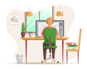 پیش‌نمایش فایل graphic-designer-5670874 از پک افراد شاغل