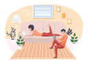 پیش‌نمایش فایل man-and-woman-freelancers-working-remotely-5670867 از پک افراد شاغل