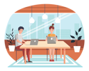پیش‌نمایش فایل young-freelancers-people-working-in-office-5670870 از پک افراد شاغل
