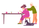 پیش‌نمایش فایل girls-playing-card-game-5669540 از پک خانواده در حال بازی