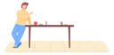 پیش‌نمایش فایل boy-smiles-and-plays-board-game-alone-5669528 از پک فعالیت داخلی