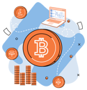 پیش‌نمایش فایل bitcoin-trading-5668781 از پک صرافی ارز دیجیتال