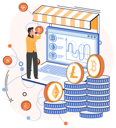 پیش‌نمایش فایل online-crypto-currency-trading-5668791 از پک صرافی ارز دیجیتال