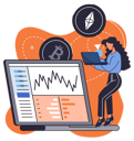پیش‌نمایش فایل woman-conducts-analysis-of-cryptocurrency-market-5668790 از پک صرافی ارز دیجیتال