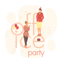 پیش‌نمایش فایل birthday-celebration-event-at-office-5670595 از پک مهمانی دفتر