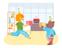 پیش‌نمایش فایل birthday-party-cake-cutting-5670587 از پک جشن تولد