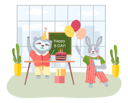 پیش‌نمایش فایل happy-birthday-party-at-home-with-friends-5670581 از پک جشن تولد