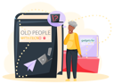پیش‌نمایش فایل aged-man-learning-how-to-use-computer-5668672 از پک سالمندان با تکنولوژی