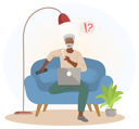 پیش‌نمایش فایل elder-man-working-on-computer-5668649 از پک سالمندان با تکنولوژی