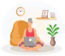پیش‌نمایش فایل elderly-woman-doing-workout-while-attending-online-gym-class-5668678 از پک سالمندان با تکنولوژی