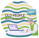 پیش‌نمایش فایل old-man-sitting-with-computer-is-confused-5668662 از پک سالمندان با تکنولوژی
