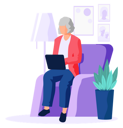 پیش‌نمایش فایل old-woman-looking-for-information-surfing-internet-5668650 از پک سالمندان با تکنولوژی