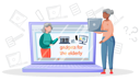 پیش‌نمایش فایل senior-woman-learning-to-work-with-laptop-5668664 از پک سالمندان با تکنولوژی