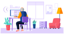 پیش‌نمایش فایل elder-man-working-on-computer-5668713 از پک سالمندان با تکنولوژی