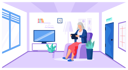 پیش‌نمایش فایل older-woman-watching-video-5668682 از پک سالمندان با تکنولوژی