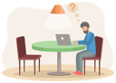 پیش‌نمایش فایل retired-man-sitting-with-computer-5668705 از پک سالمندان با تکنولوژی