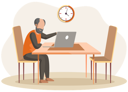 پیش‌نمایش فایل senior-man-working-on-laptop-5668698 از پک سالمندان با تکنولوژی