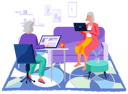 پیش‌نمایش فایل elderly-woman-working-with-technology-5668593 از پک گجت‌ها برای سالمندان