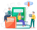 پیش‌نمایش فایل retiree-with-laptop-learn-to-work-with-computer-5668598 از پک گجت‌ها برای سالمندان