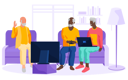 پیش‌نمایش فایل aged-man-playing-video-game-and-aged-woman-working-on-laptop-5668646 از پک زوج سالمند با گجت‌ها