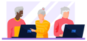 پیش‌نمایش فایل aged-persons-working-on-laptop-5668630 از پک زوج سالمند با گجت‌ها