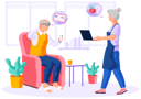 پیش‌نمایش فایل elderly-couple-web-surfing-on-internet-with-laptop-and-smartphone-reading-information-on-website-5668641 از پک زوج سالمند با گجت‌ها