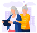پیش‌نمایش فایل old-people-with-computer-5668639 از پک زوج سالمند با گجت‌ها