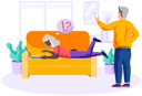 پیش‌نمایش فایل old-woman-working-on-laptop-and-aged-man-chatting-on-video-call-5668632 از پک زوج سالمند با گجت‌ها