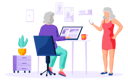 پیش‌نمایش فایل aged-woman-working-on-laptop-5668569 از پک گجت‌ها برای سالمندان