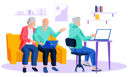 پیش‌نمایش فایل elderly-people-working-on-laptop-5668585 از پک گجت‌ها برای سالمندان
