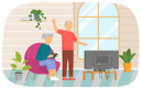 پیش‌نمایش فایل old-grandparents-playing-video-games-5668564 از پک گجت‌ها برای سالمندان