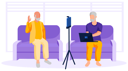 پیش‌نمایش فایل senior-people-calling-on-phone-5668587 از پک گجت‌ها برای سالمندان