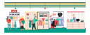 پیش‌نمایش فایل people-doing-clothes-shopping-on-black-friday-5670556 از پک حراج جمعه سیاه