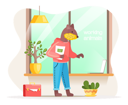 پیش‌نمایش فایل animal-working-on-laptop-5670734 از پک حیوانات کاری