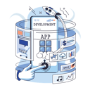 پیش‌نمایش فایل mobile-app-development-5669266 از پک طراحی و توسعه اپلیکیشن