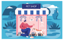پیش‌نمایش فایل dog-owner-giving-food-to-dog-5669336 از پک فروشگاه حیوانات خانگی