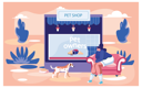پیش‌نمایش فایل girl-sitting-at-pet-shop-with-dog-5669341 از پک فروشگاه حیوانات خانگی
