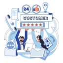 پیش‌نمایش فایل excellent-customer-support-call-center-5669278 از پک خدمات مشتری