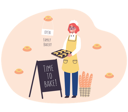 پیش‌نمایش فایل female-bakery-owner-holding-pastries-5669555 از پک نانوایی خانوادگی