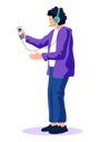 پیش‌نمایش فایل man-listening-to-audio-program-5682662 از پک پادکست