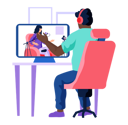 پیش‌نمایش فایل man-working-with-live-recording-5682659 از پک پادکست