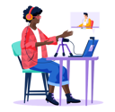 پیش‌نمایش فایل woman-watching-broadcast-5682654 از پک پادکست