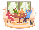 پیش‌نمایش فایل friends-playing-jenga-at-home-together-5682724 از پک بازی کردن